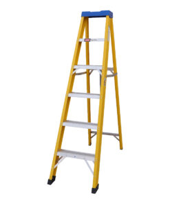 MAC AFRIC Superlite 6 Step 1.8 M Fiberglass Step Ladder with Aluminium Treads