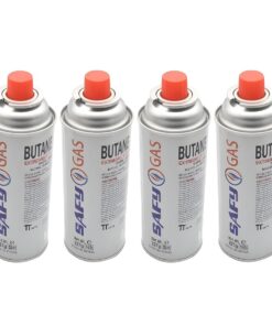 SAFY GAS - Pack of 4 - Butane Canisters 227g