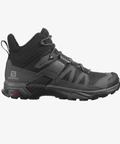 Salomon - Men's X Ultra 4 Mid Gore-Tex Hiking Boot - BLACK/MAGNET/PEARL BLUE - UK 11