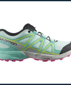 Salomon Speedcross Junior Trail Running Shoes - BLEACHED AQUA/BLUE RADIANCE/LUNAR ROCK - UK Junior 5