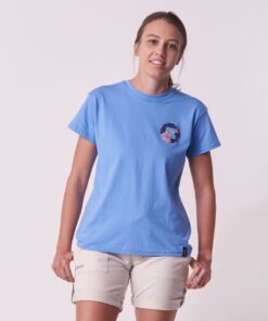 Salomon Women's Highest Climb Short Sleeve T-Shirt - Azurine - S