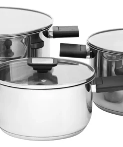 Salton Stackable 6 Piece Cookware Set