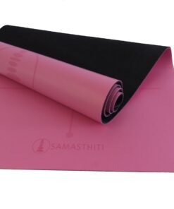 Samasthiti Eco-friendly Ultra-durable Rubber Yoga Mat - Pink