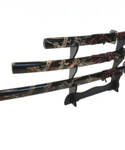 Samurai Katana Sword Set - Traditionally Hand Forged Carbon Steel Blade