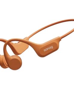 SANAG-B60-IPX8 Water Resistant Wireless Headset With Bone Conduction-Orange
