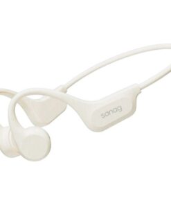 SANAG-B60-IPX8 Water Resistant Wireless Headset With Bone Conduction-White