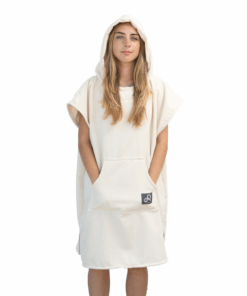 Sand Beige Surf Swim Changing Poncho - Adult - M