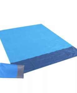 Sand Free Portable Beach Mat - Blue