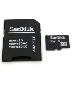 Sandisk 8GB Micro SDHC Card With Adapter