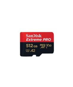 SanDisk Extreme Pro microSD UHS I Card 512GB 200MB/s Read, 90MB/s Write