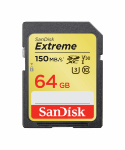 SanDisk Extreme SD UHS I 64GB Card 100MB/s Read & 60MB/s Write