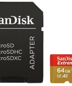 SanDisk (SDSQXA2-064G-GN6MA) Flash Memory Card, 64 GB, Sandisk Extreme
