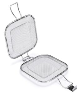 Sandwich Grill Net Roasting Baking Grill Stainless Steel Bread Roasting Net