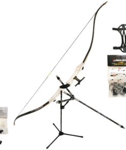 SANLIDA Olympic Style Recurve Bow 18lb + Carbon Stabilizer Set + Bow Stand