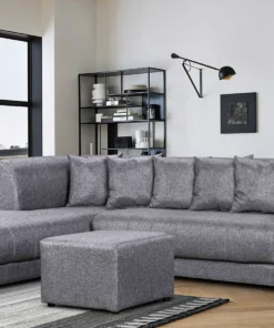 Santana 2 Piece Daybed and Ottoman, Grey