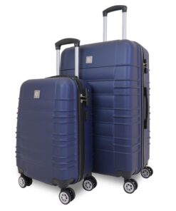 Santorini Luggage Suitcase Hardshell 2 Piece Set - 55 and 75 cm - Navy