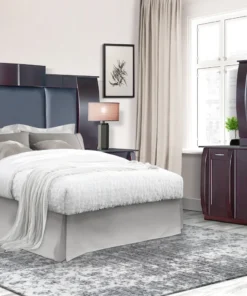 Santos 2 Piece Bedroom Suite, Mahogany