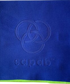 Sapab Mega Microfiber Beach Towel - Blue / Yellow