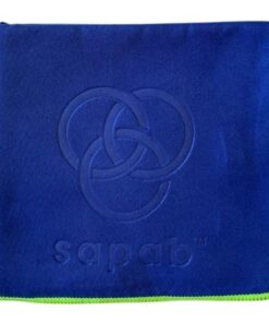 Sapab Super Microfibre Pool Towel - Blue / Yellow