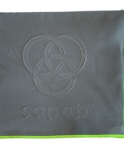 Sapab Super Microfibre Pool Towel - Grey / Yellow