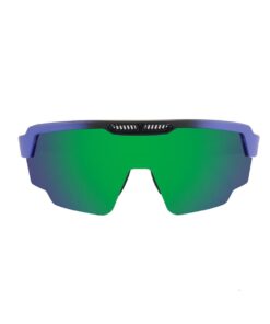 Sasa Raptor High-Performance Sports Sunglasses - MATTE BLUE FRAME WITH GREEN LENS