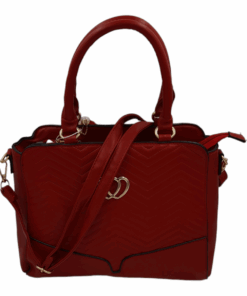Satchel Bag with Adjustable Strap Handbags for Women Ladies Bags Handbag - Wine