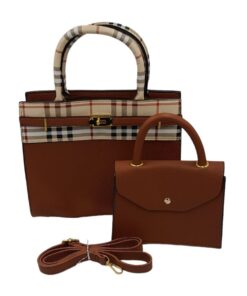 Satchel Purses and Handbags for Women Everyday Ladies Bags with Strap - Brown