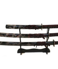 Sato Samurai Katana Sword Set -Traditionally Hand Forged Carbon Steel Blade