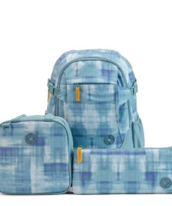 Savvy - Large Orthopaedic Backpack School Bag 3-Piece Set - Drip