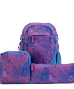 Savvy - Large Orthopaedic Backpack School Bag 3-Piece Set - Raven