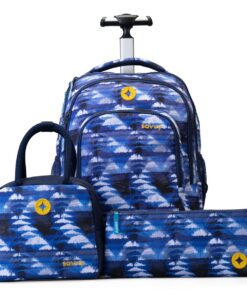 Savvy Large Trolley Easyride 3 Piece Set - Arctic