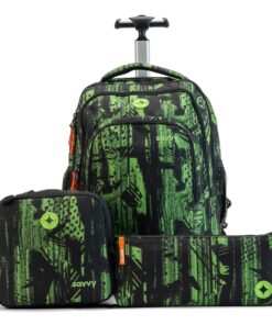 Savvy Large Trolley Easyride 3 Piece Set - Hamilton