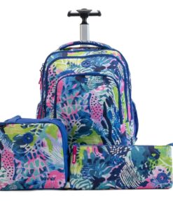 Savvy Large Trolley Easyride 3 Piece Set - Summer