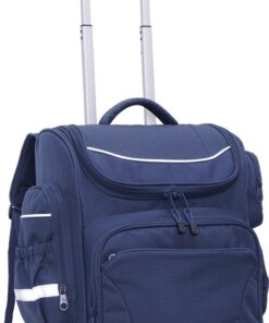 School Mate® X Large Ripstop Division Trolley Backpack NAVY S-2931