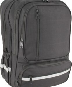 School Mate XBAG Polyester Division Backpack with Laptop/Tablet Comp S-2963 - Black