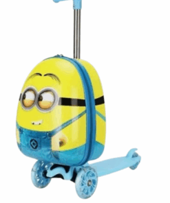 Scooter with Hardshell Case for Kids - Minnion Themed Adjustable