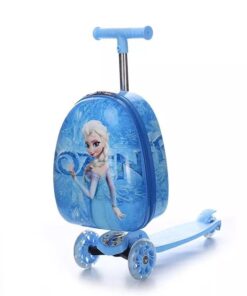 Scooting Suit Case for Kids - 16 inch - Blue
