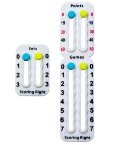 Scoring Right Racket Score keeper - White