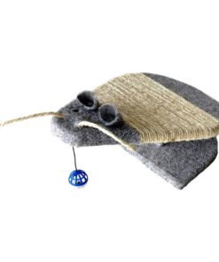 Scratzme Premium Cat & Mouse Toy- Light Grey