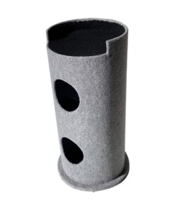Scratzme - Sleepy Hollow Premium Scratching Post - Light Grey & Black