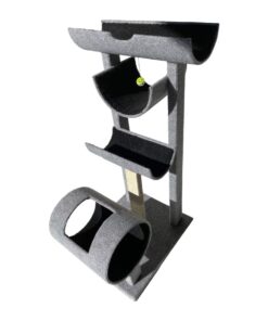 Scratzme - The Marriot Premium Scratching Post - Light Grey & Black