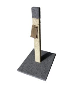 Scratzme - Topless Stretch Premium Scratching Post - Light Grey & Black