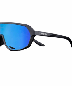 SCVCN Luxury Windproof Ourdoor Cycling Sunglasses - Sports Eyewear - Black Blue Dark