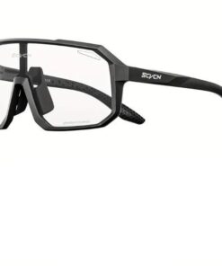 SCVCN Luxury Windproof Ourdoor Cycling Sunglasses - Sports Eyewear - Black Clear