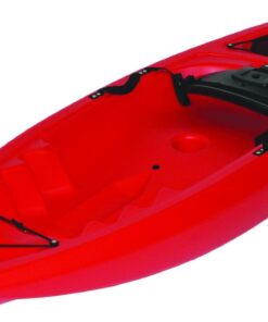 Seaflo Sit On Top Kayak with Oars - 55kg Capacity - Red