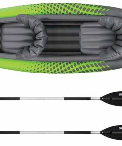 Seaflo Tandem Inflatable Kayak Kit - 160kg Capacity