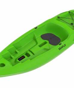 Seaflo Wirlwind 6 Kids Kayak with Paddle and Backseat - Green