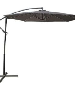 Seagull Cantilever Umbrella Aluminium Pole Light Grey 3m