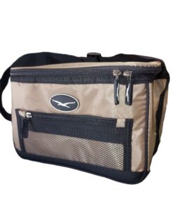 Seagull Nylon Cooler Bag Beige 6 Can - Beige