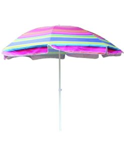 Seagull - Wind Vent Beach Umbrella Tilt UV50 Silver Coated - 256cm
